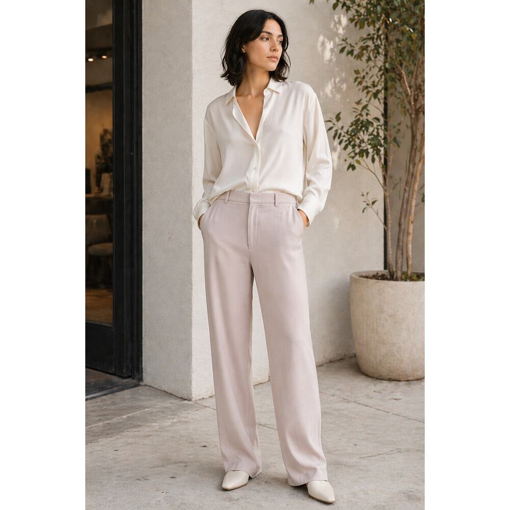 NWT HAIDER ACKERMANN Phaseolus Rose Trousers Dress Pants US Size 8 Designer